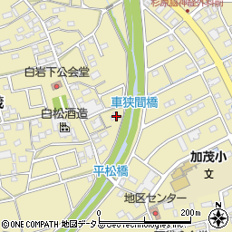 静岡県菊川市加茂677周辺の地図