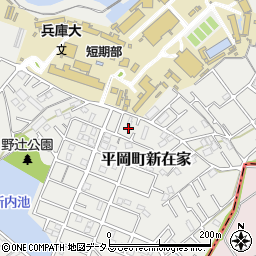 兵庫県加古川市平岡町新在家2088-4周辺の地図