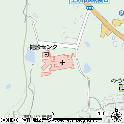 伊賀市立上野総合市民病院周辺の地図