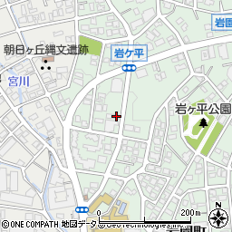 兵庫県芦屋市岩園町26-18周辺の地図