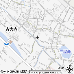 兵庫県加古川市野口町古大内570周辺の地図