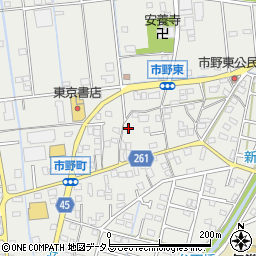 静岡県浜松市中央区市野町1698周辺の地図