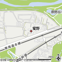 静岡県袋井市愛野2505周辺の地図