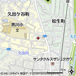 兵庫県西宮市久出ケ谷町9周辺の地図