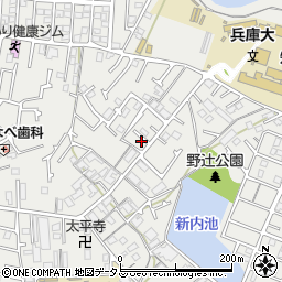兵庫県加古川市平岡町新在家2128-8周辺の地図