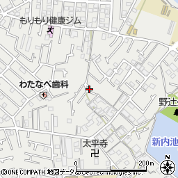 兵庫県加古川市平岡町新在家2147-2周辺の地図