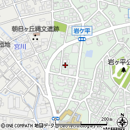 兵庫県芦屋市岩園町26-24周辺の地図