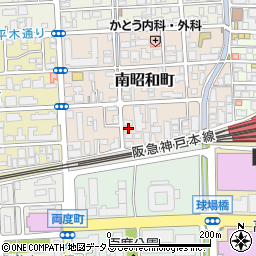 株式会社神戸トアロード中央整体西宮北口周辺の地図