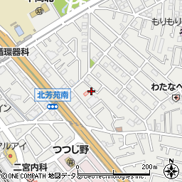 兵庫県加古川市平岡町新在家1745-393周辺の地図