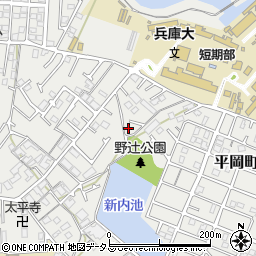 兵庫県加古川市平岡町新在家2102周辺の地図