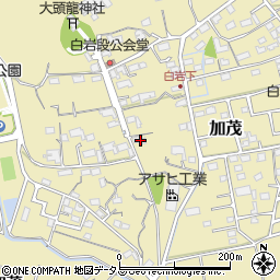 静岡県菊川市加茂905周辺の地図