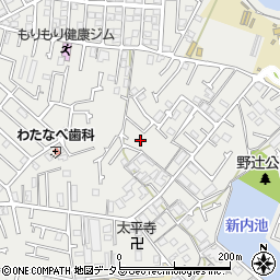 兵庫県加古川市平岡町新在家2148-3周辺の地図