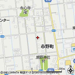 静岡県浜松市中央区市野町2281周辺の地図