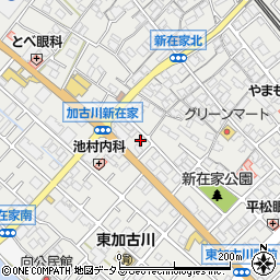 兵庫県加古川市平岡町新在家3丁目292周辺の地図
