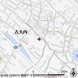 兵庫県加古川市野口町古大内25周辺の地図