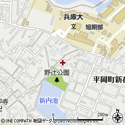 兵庫県加古川市平岡町新在家2101周辺の地図