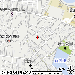兵庫県加古川市平岡町新在家2152-13周辺の地図