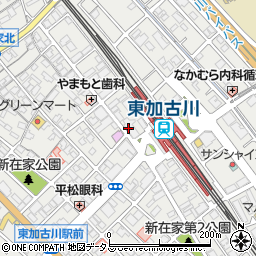 クーズコンセルボ 東加古川店周辺の地図