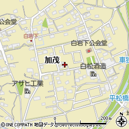 静岡県菊川市加茂758周辺の地図