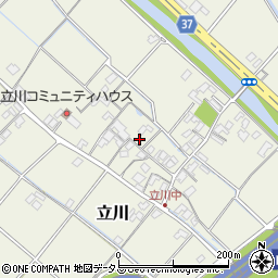 岡山県赤磐市立川666周辺の地図