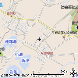 三重県津市安濃町今徳周辺の地図