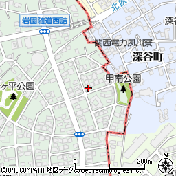 兵庫県芦屋市岩園町19-24周辺の地図