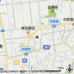 静岡県浜松市中央区市野町1673周辺の地図