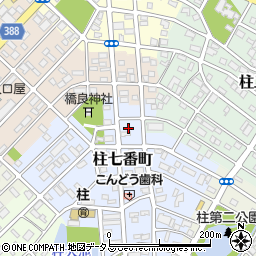 愛知県豊橋市柱七番町84周辺の地図