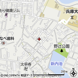 兵庫県加古川市平岡町新在家2128-10周辺の地図
