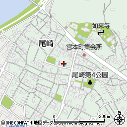 兵庫県赤穂市尾崎周辺の地図