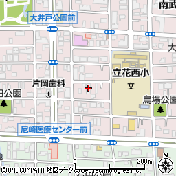 グリーンエクセル武庫之荘周辺の地図