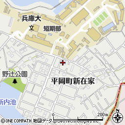兵庫県加古川市平岡町新在家2088-15周辺の地図