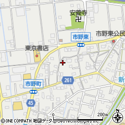 静岡県浜松市中央区市野町1697周辺の地図