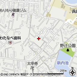 兵庫県加古川市平岡町新在家2152-12周辺の地図