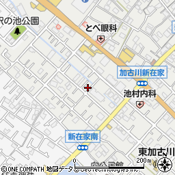 兵庫県加古川市平岡町新在家491-10周辺の地図
