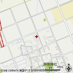 静岡県袋井市木原206周辺の地図