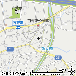 静岡県浜松市中央区市野町1271周辺の地図