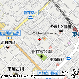 兵庫県加古川市平岡町新在家310周辺の地図