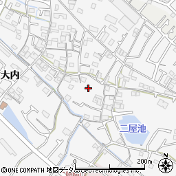 兵庫県加古川市野口町古大内554周辺の地図