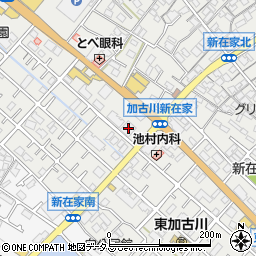兵庫県加古川市平岡町新在家487-1周辺の地図