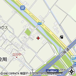 岡山県赤磐市立川745周辺の地図
