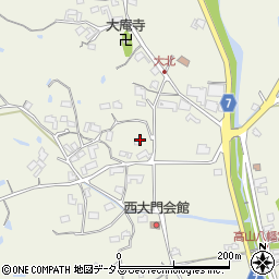 奈良県生駒市高山町6123周辺の地図