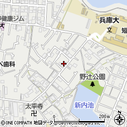 兵庫県加古川市平岡町新在家2127-11周辺の地図