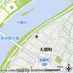 兵庫県赤穂市大橋町9-7周辺の地図