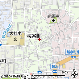 兵庫県西宮市桜谷町周辺の地図
