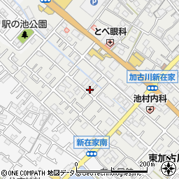 兵庫県加古川市平岡町新在家491-5周辺の地図