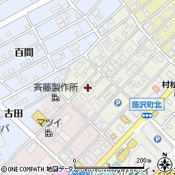 愛知県豊橋市藤沢町42周辺の地図