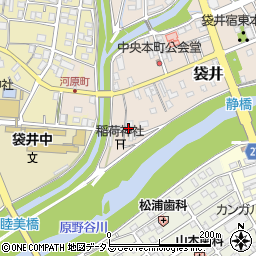 静岡県袋井市袋井210周辺の地図