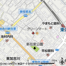兵庫県加古川市平岡町新在家313周辺の地図