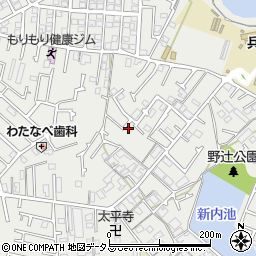 兵庫県加古川市平岡町新在家2152-8周辺の地図